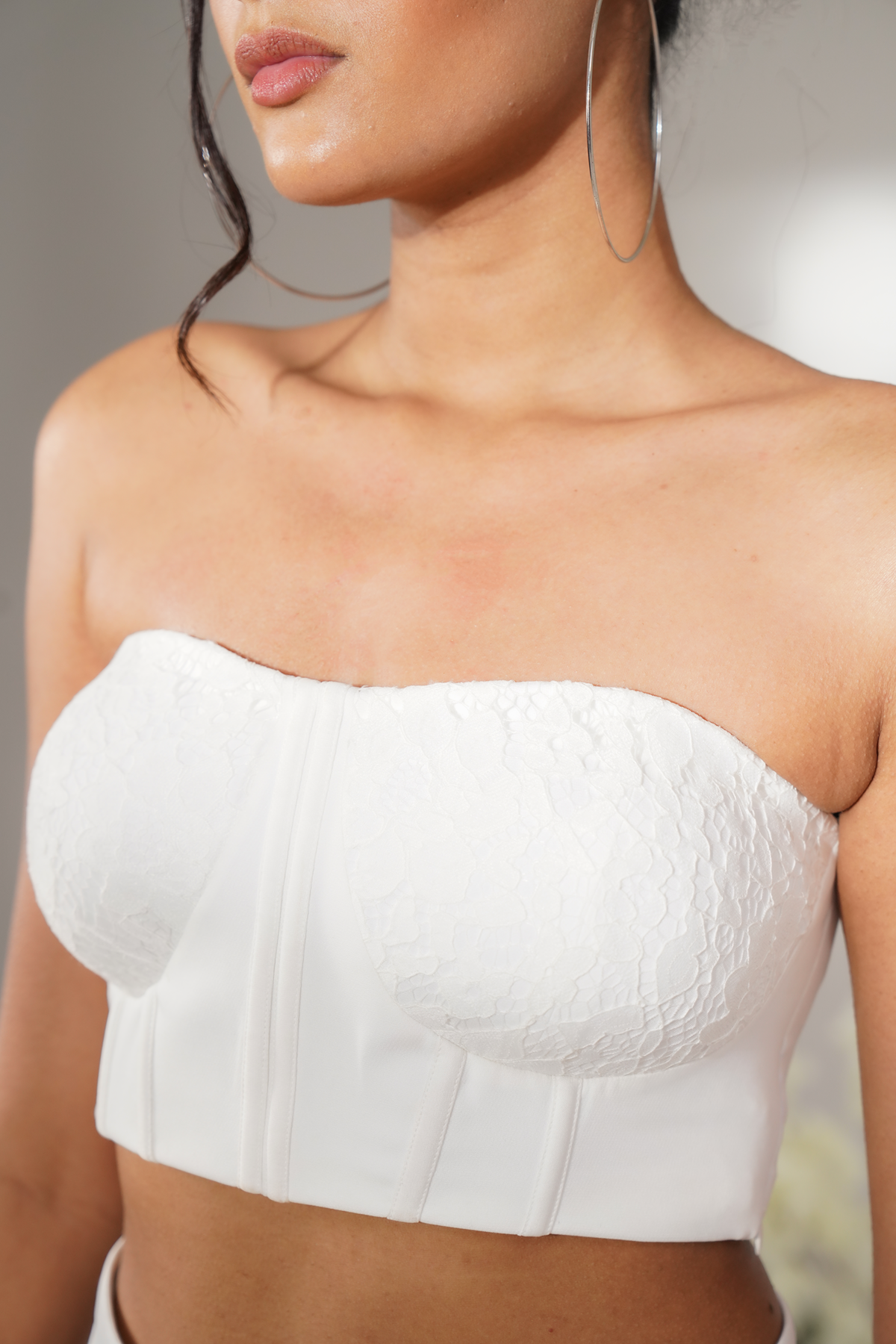 Ivory corset top