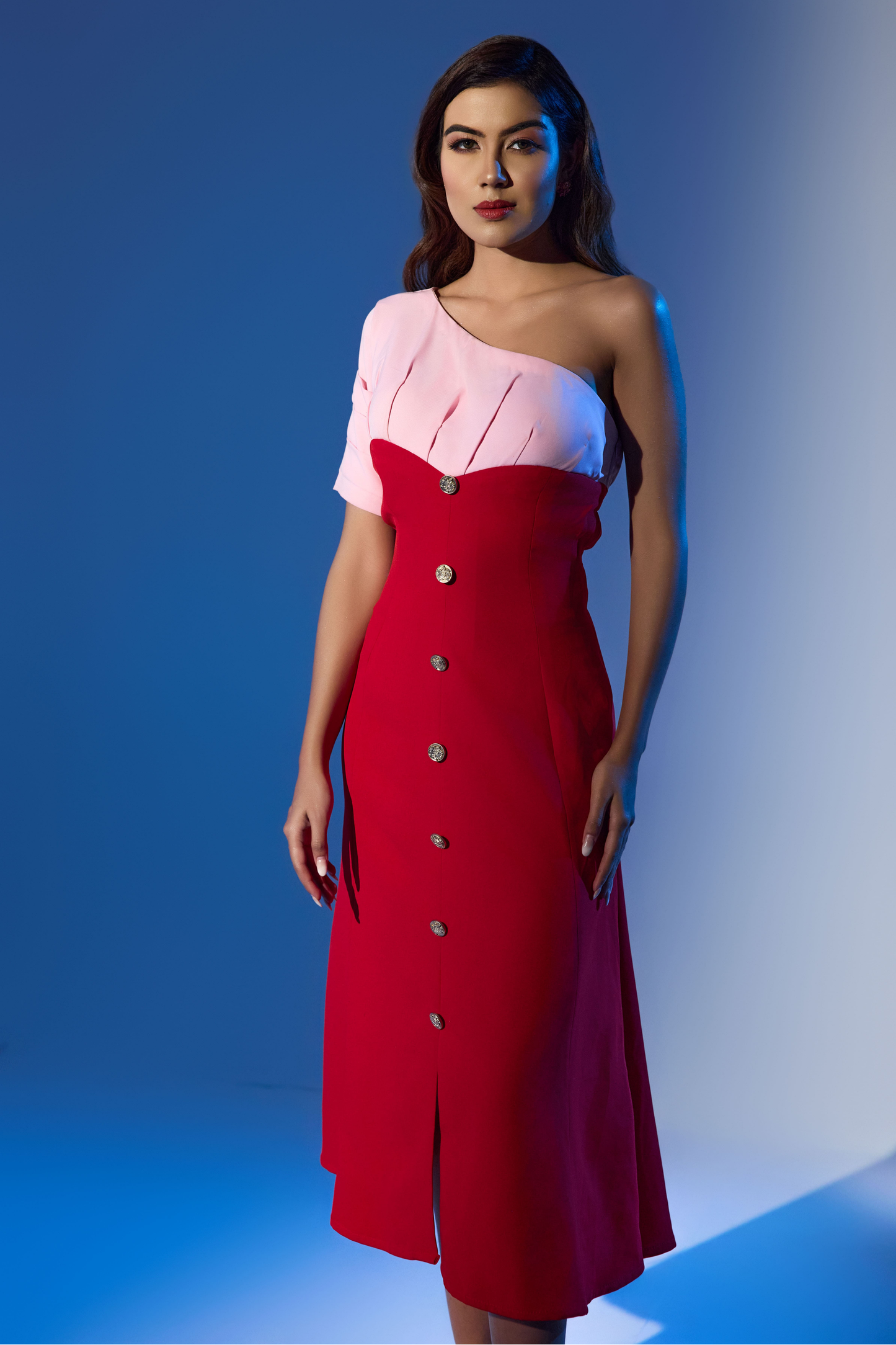Make Me Blush Midi Dress