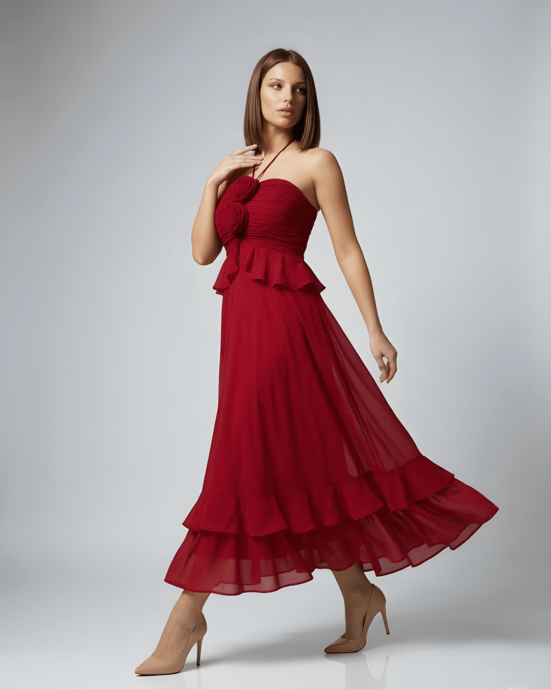 Cherry Rose Dress