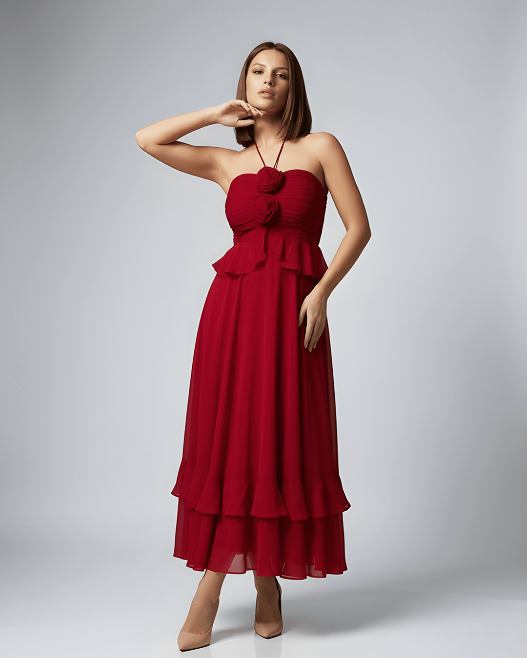 Cherry Rose Dress