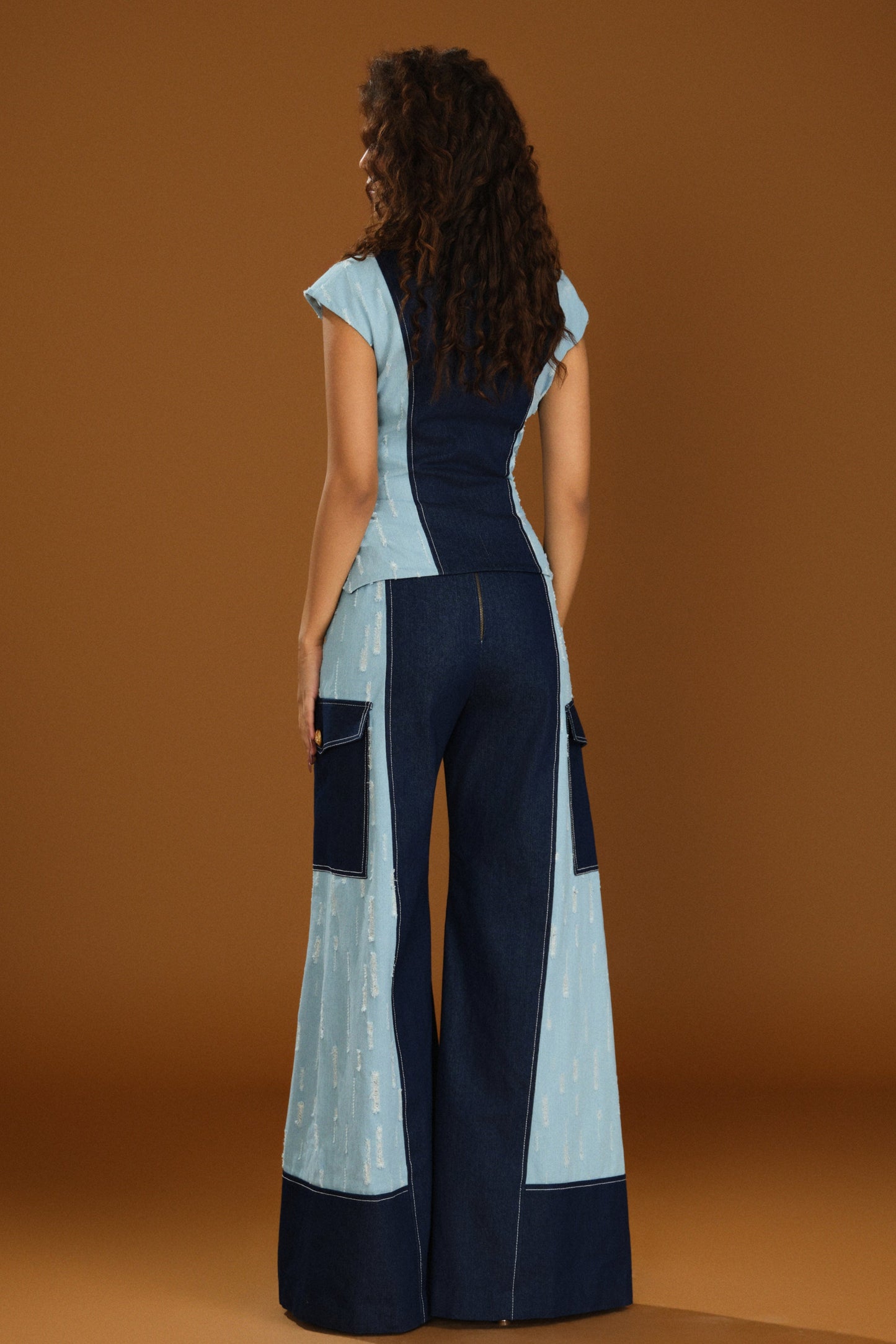 Shade play Flared Pant