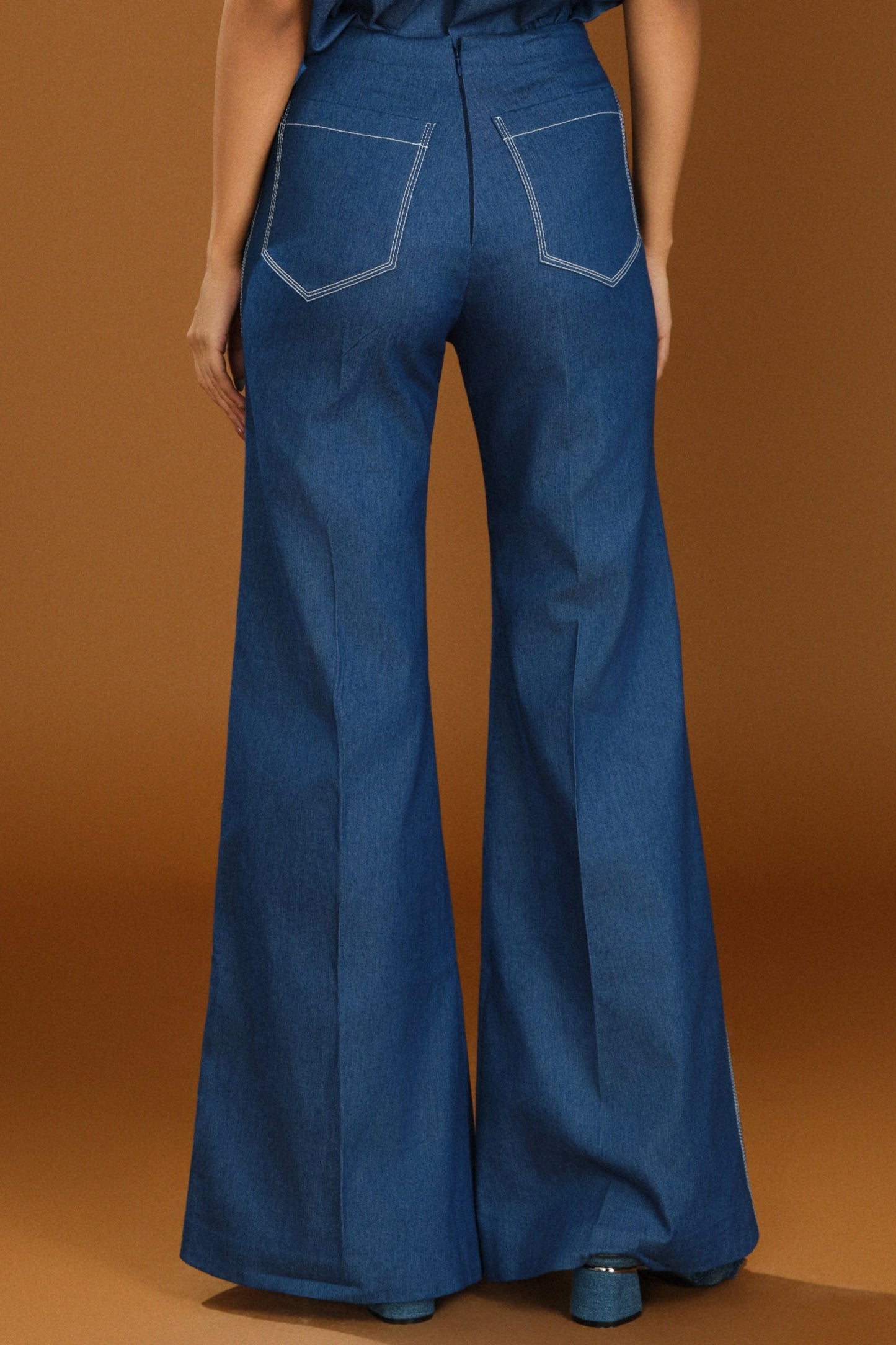 Stretch bell bottom Pant