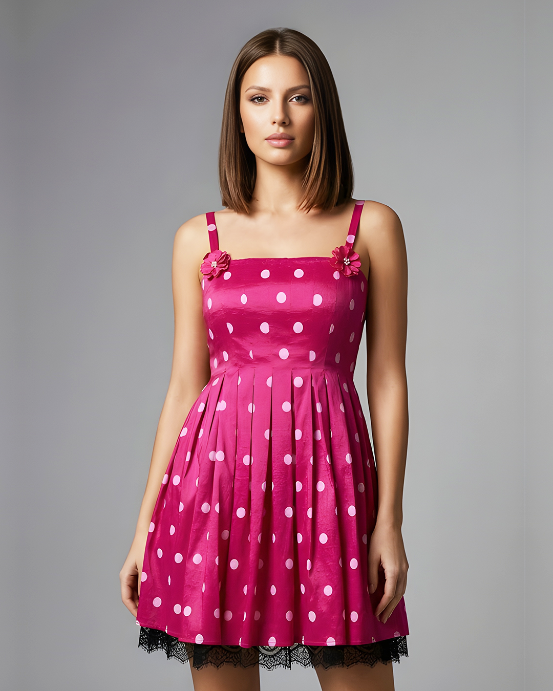 Petal Polka Dress